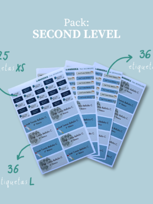 Pack Second Level - Autoadhesivos