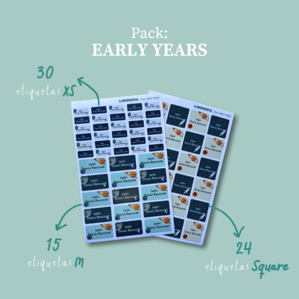 Pack Early Years - Autoadhesivos