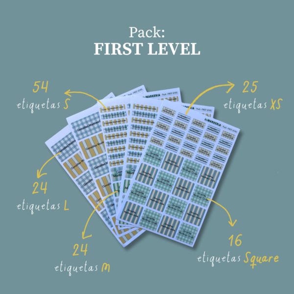 Pack First Level - Autoadhesivos